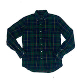 Vintage Y2K navy green brushed cotton check shirt size S by Polo Ralph Lauren